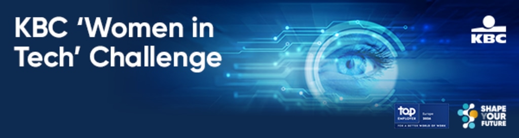 Doe mee aan de Women in Tech challenge van KBC! banner image