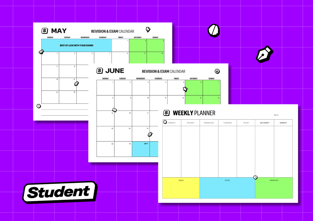 Free exam study planner – download now banner image