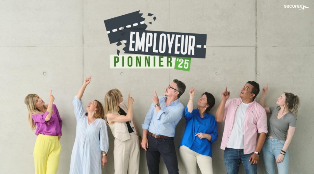 Securex Belgique est fier Employeur Pionnier 2025 ! banner image