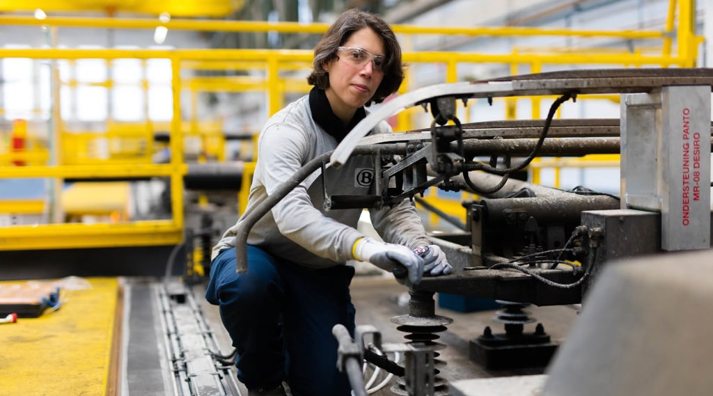 “Als vrouw krijg je dezelfde doorgroeimogelijkheden bij NMBS” banner image