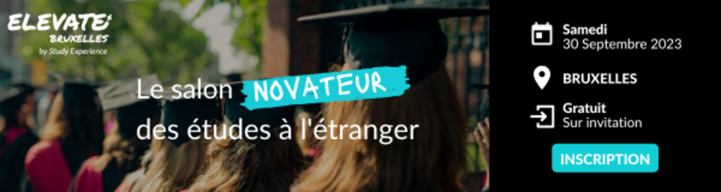 Fais ton premier pas vers les études à l'étranger avec ELEVATE ! banner image