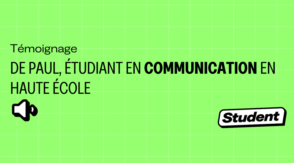 « Pourquoi j’ai choisi d’étudier la communication en haute école» : témoignage de Paul, diplômé en communication   banner image