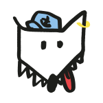 Wolf Sharing Food Market