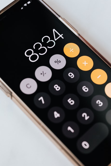 Calculator on iphone