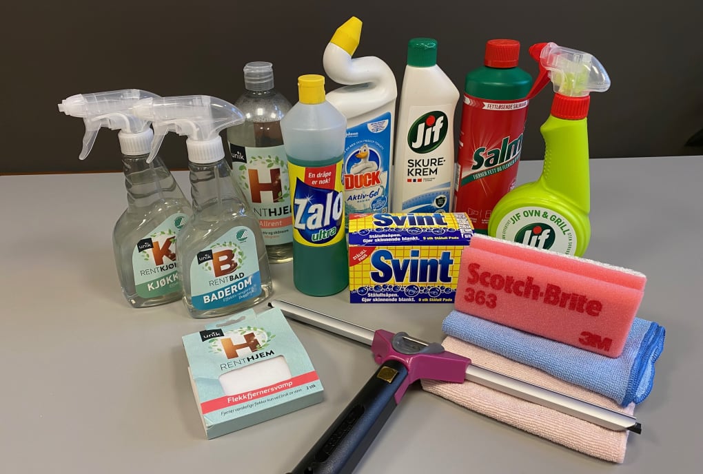 Cleaning supplies