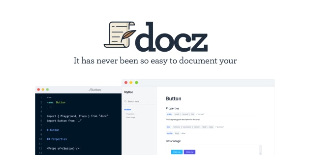 Docz Design System documentation