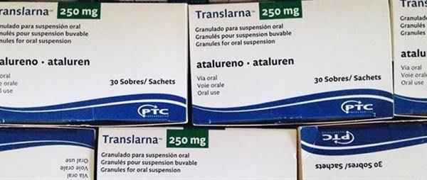 Packaging of Translarna, a DMD treatment
