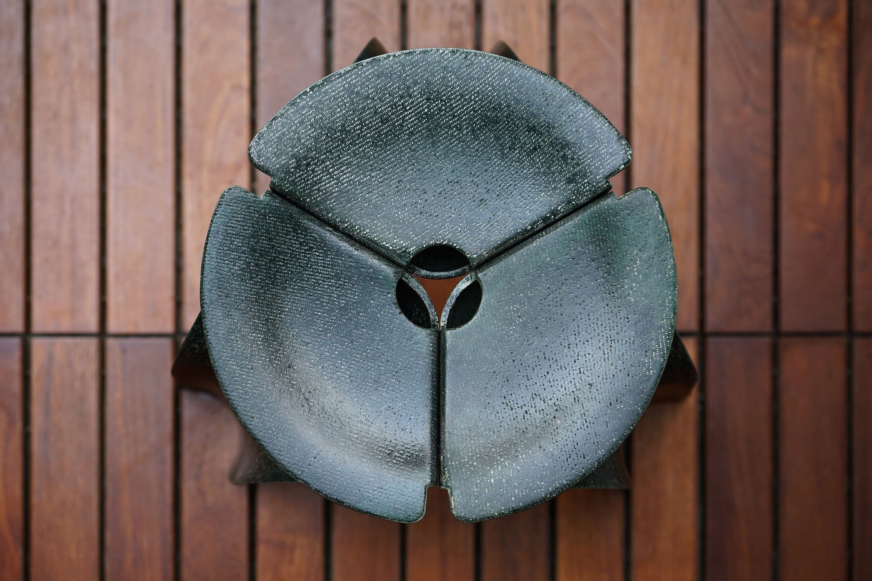 Flax Fiber Triplex Stool