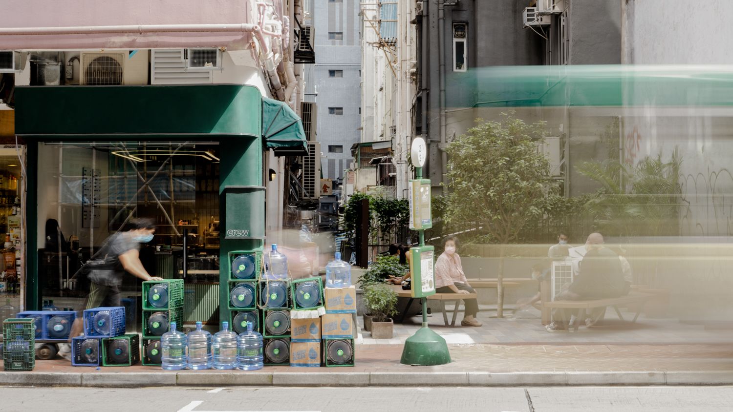 Crew exterior hustle bustle