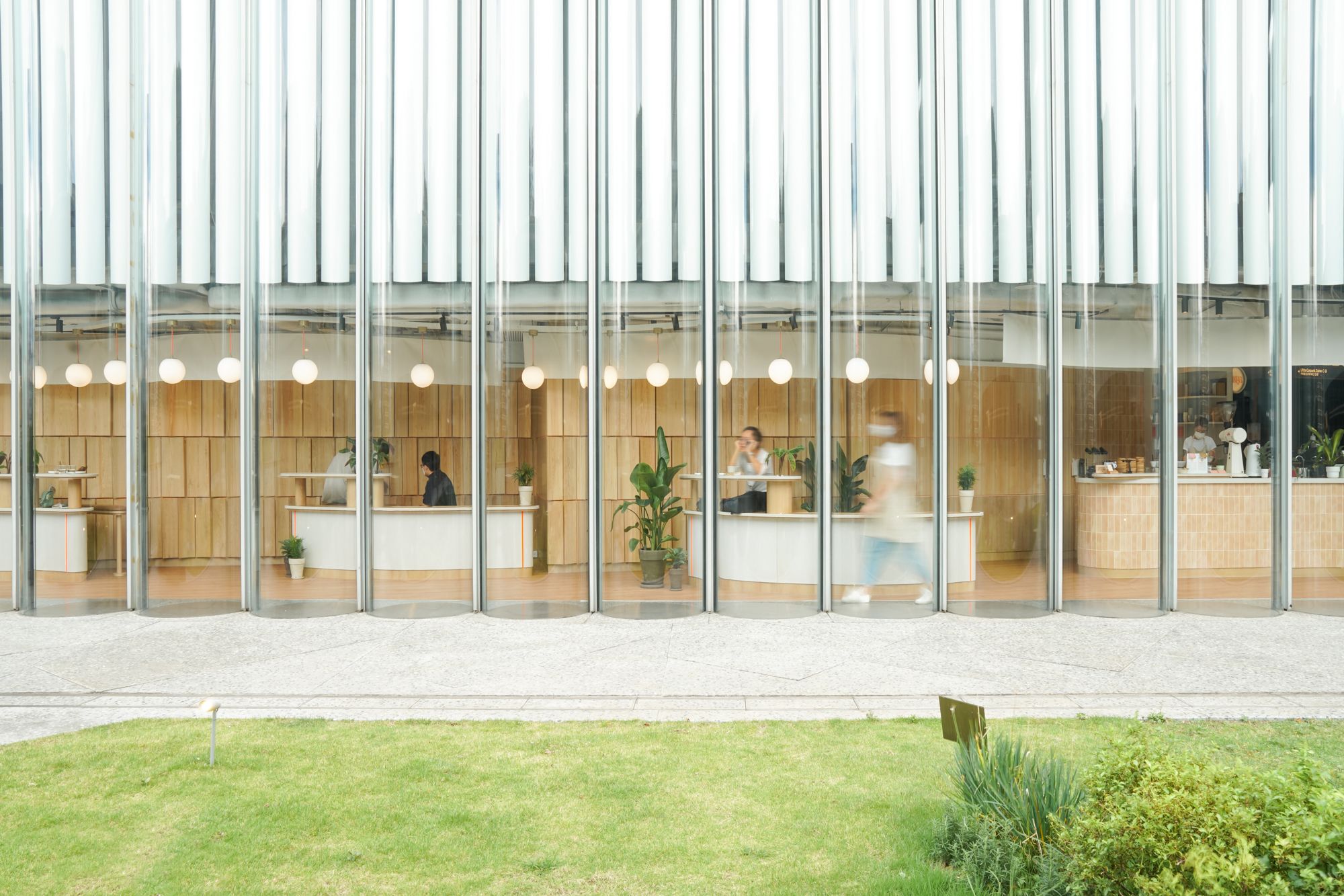 Ukiyo exterior glass cafe