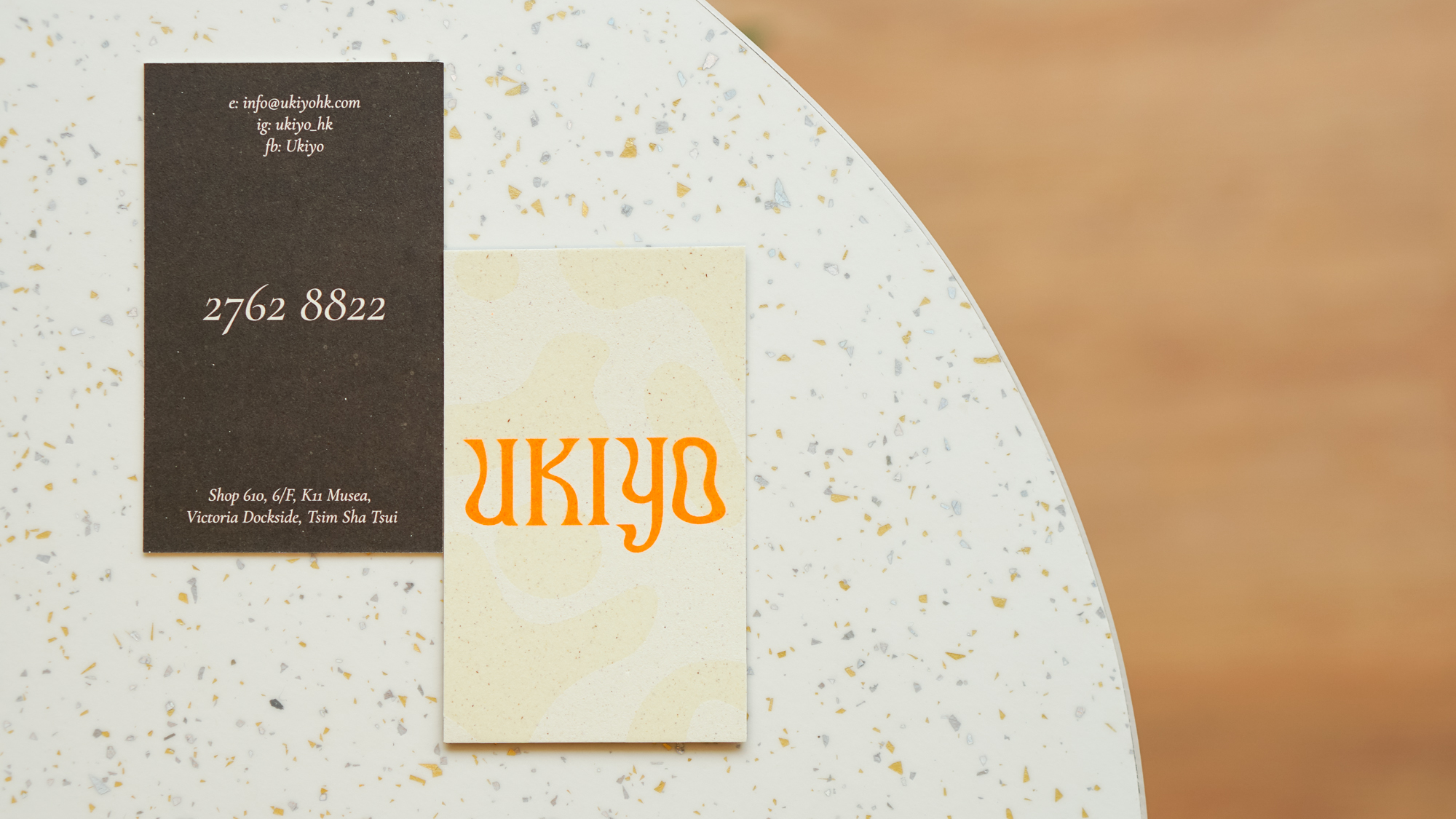 Ukiyo branding shop card