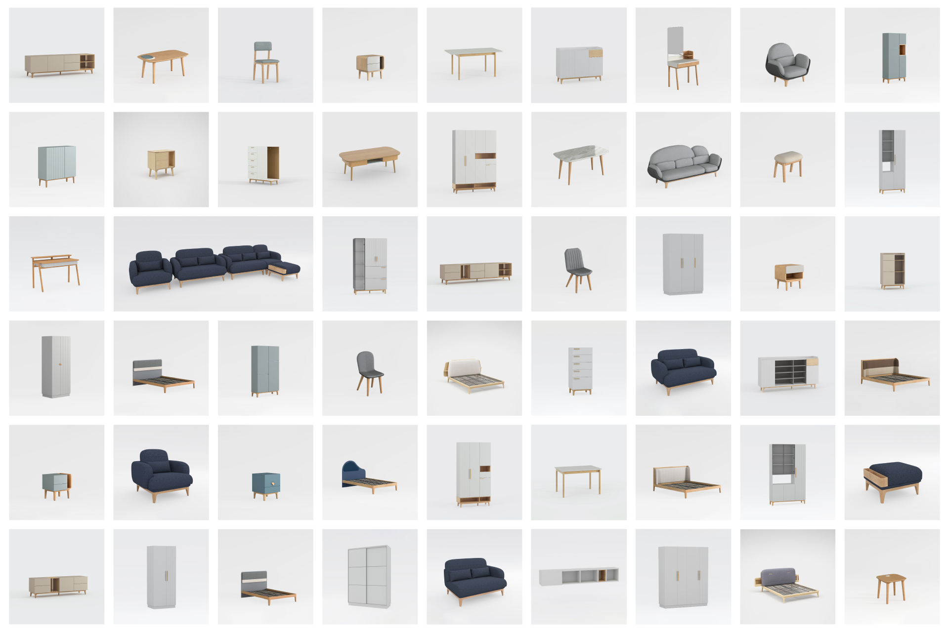 Nuordic Phase 2 furnitures all