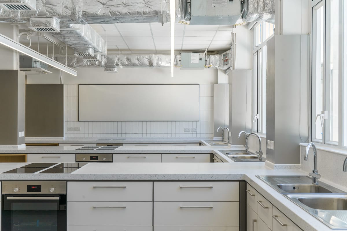 KGV Food Tech Room and Design & Tech Room