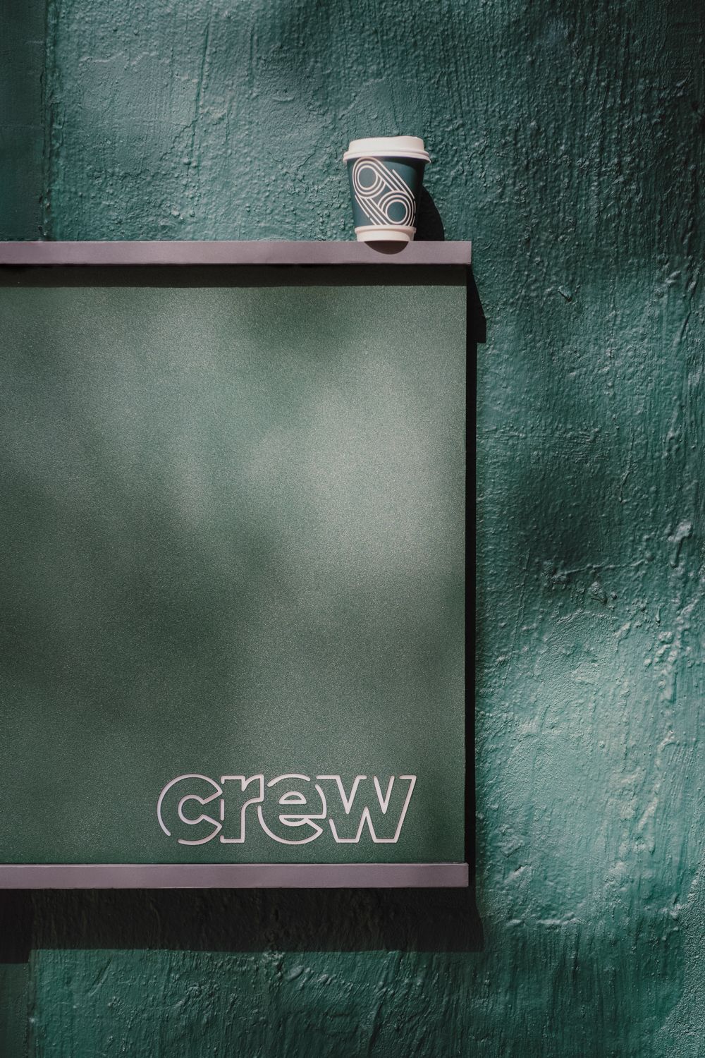 Crew exterior signage mood