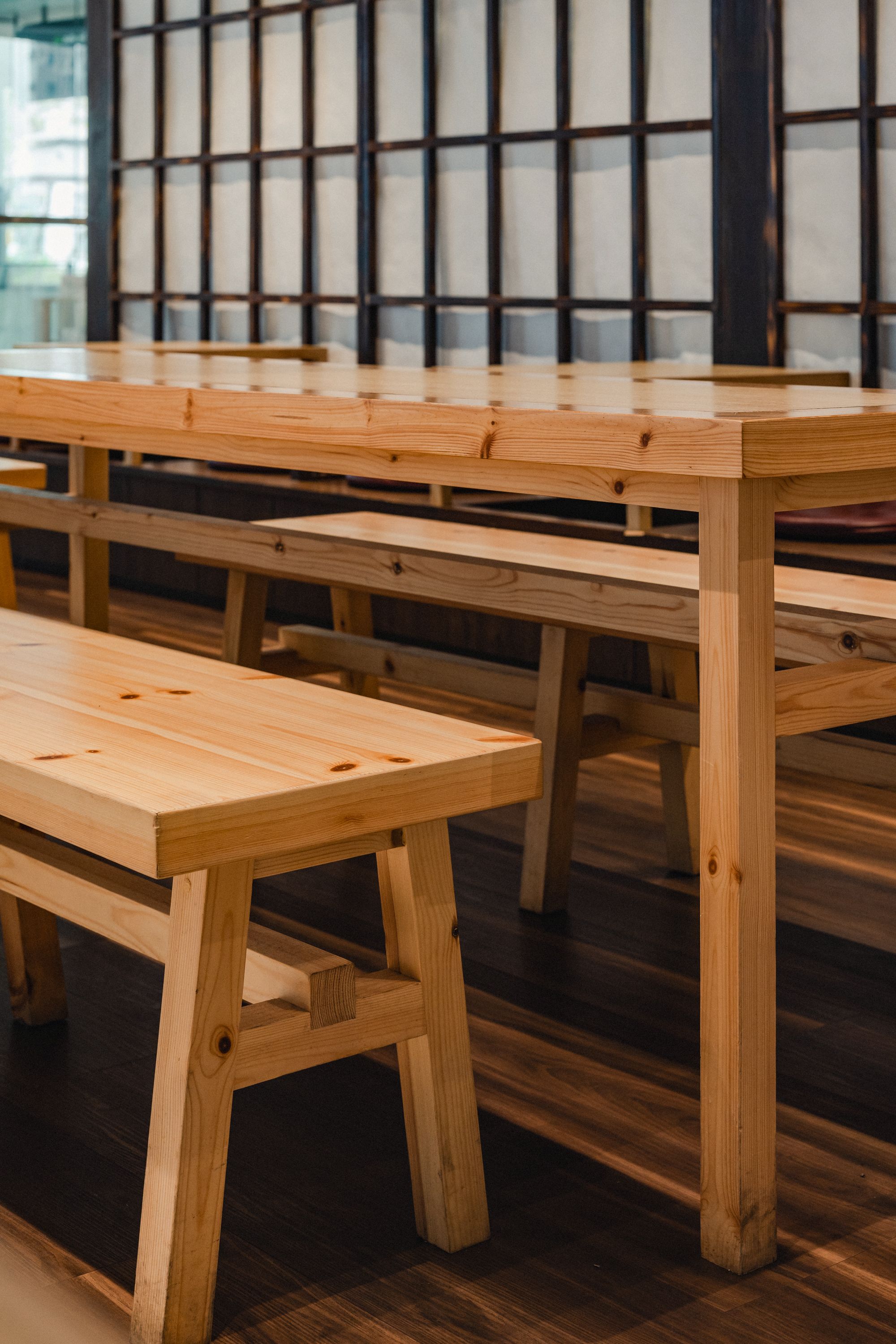 Tera yoho Pancake house seatings close up