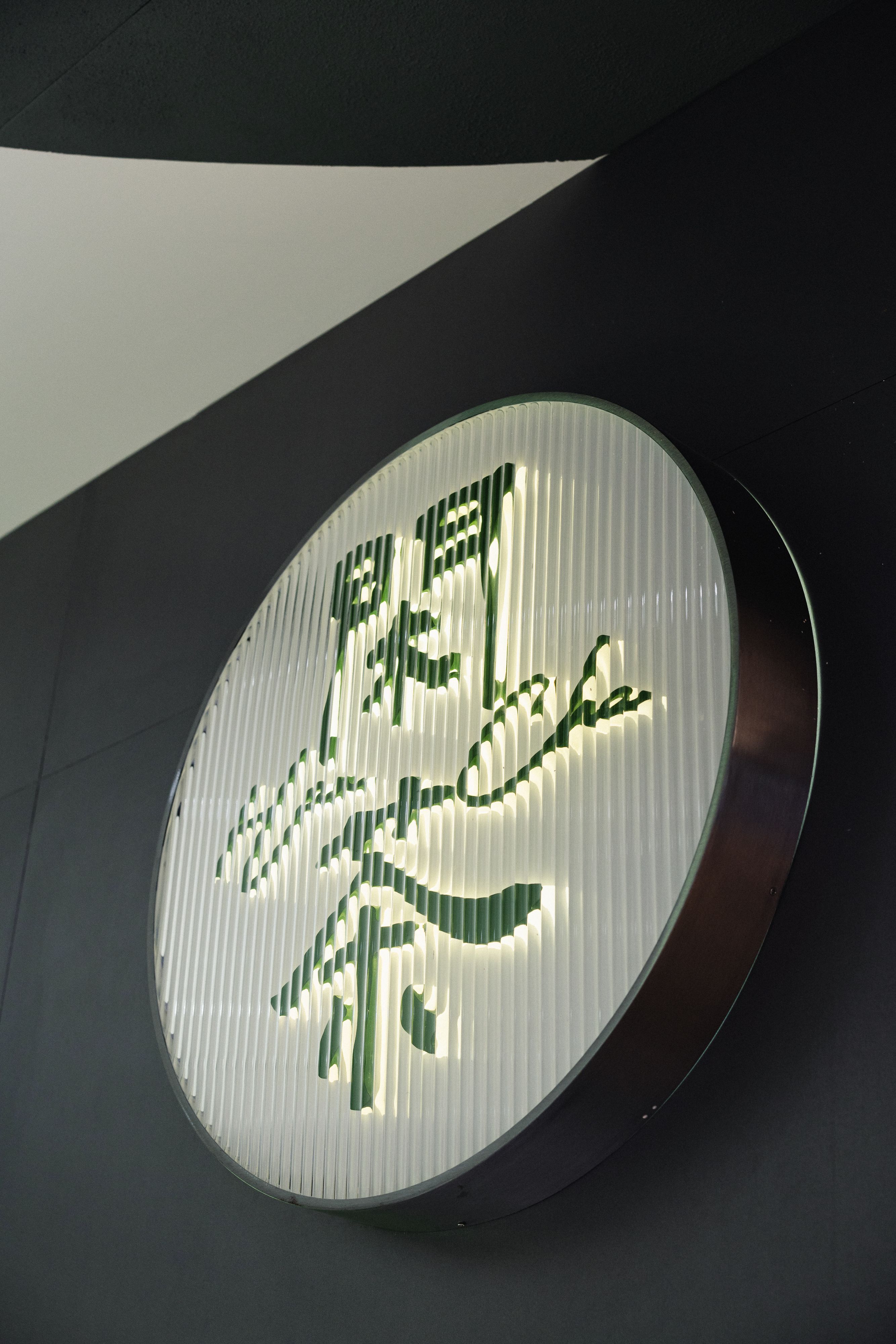 Hancha Tea shop signage close up