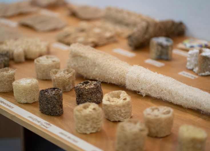 Sustainability alternative materials samples