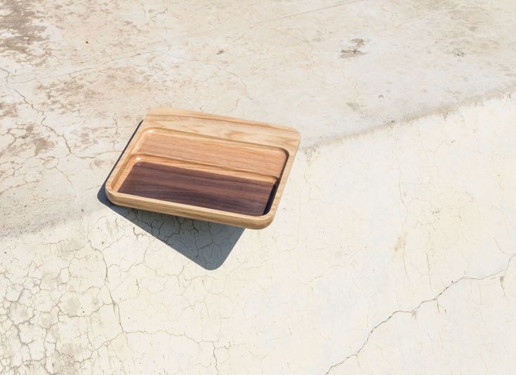 Terraces Tray wooden plate