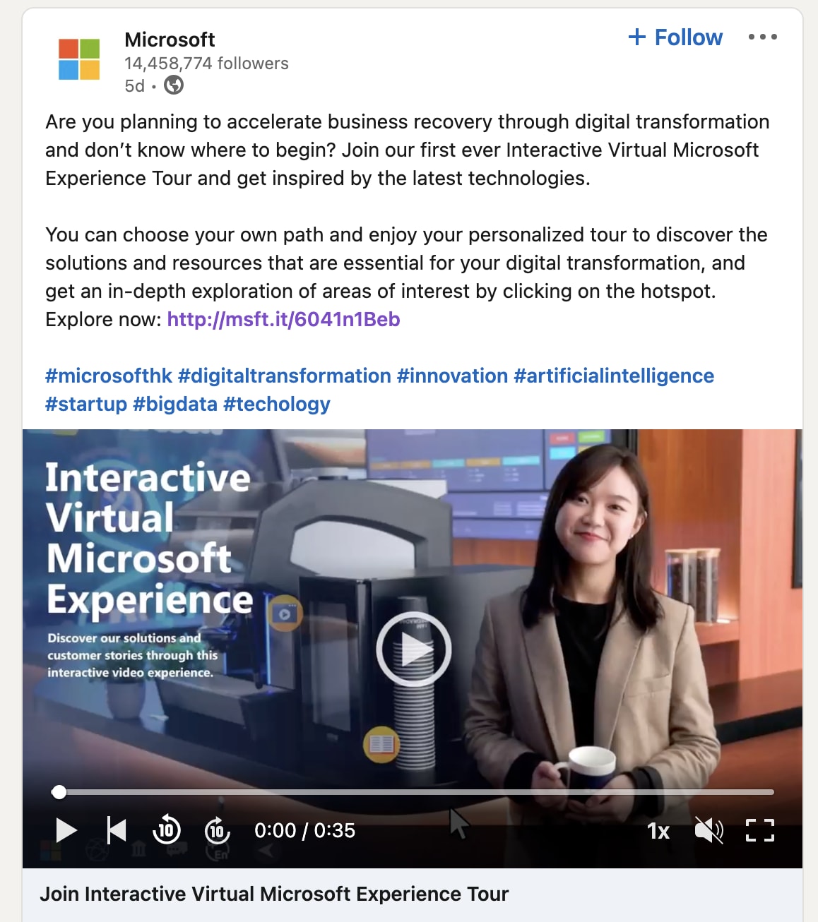 Microsoft Unveils the ‘New Normal’ with WIREWAX Studio