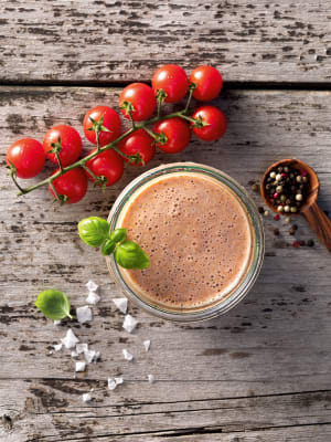 Tomaten Smoothie mit Yakult