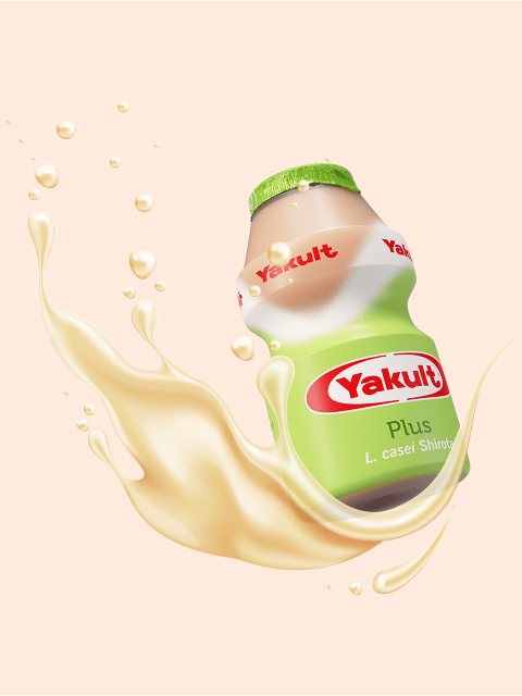 Yakult Plus Fläschchen.