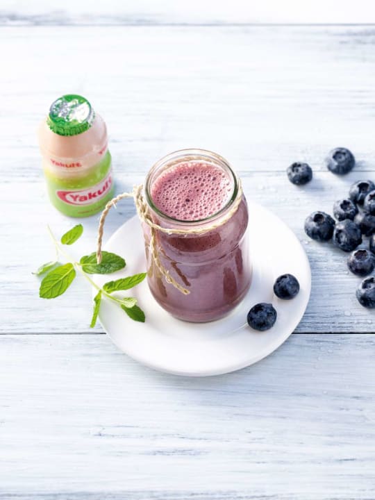 Heidelbeer Smoothie mit Yakult