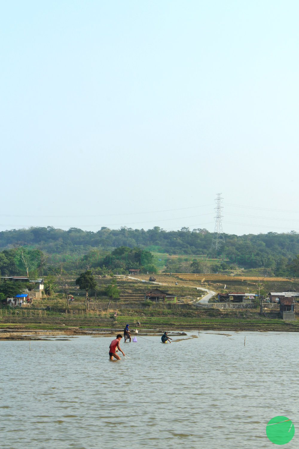 petani mulai menggarap sawah