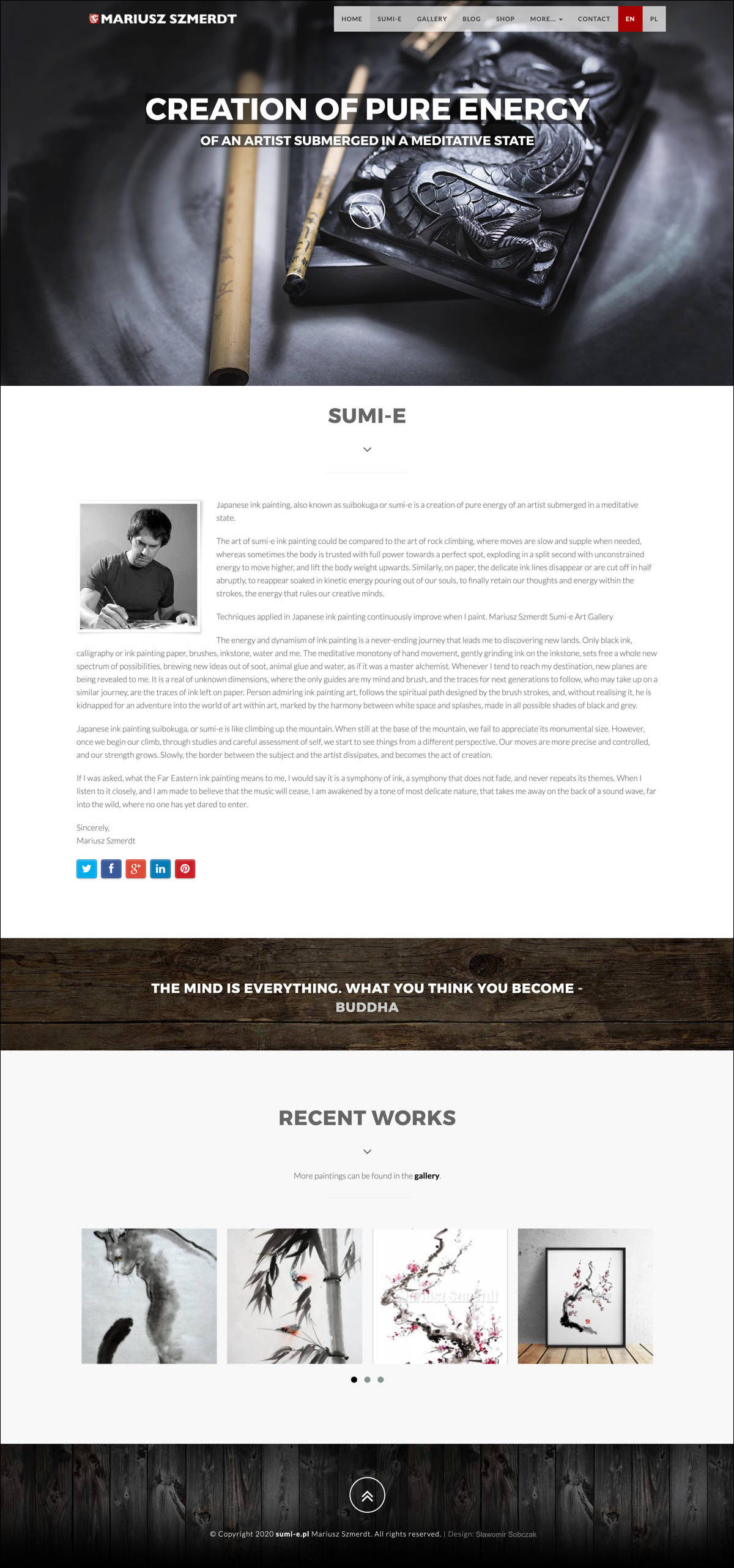 Sumi-e Mariusz Szmerdt