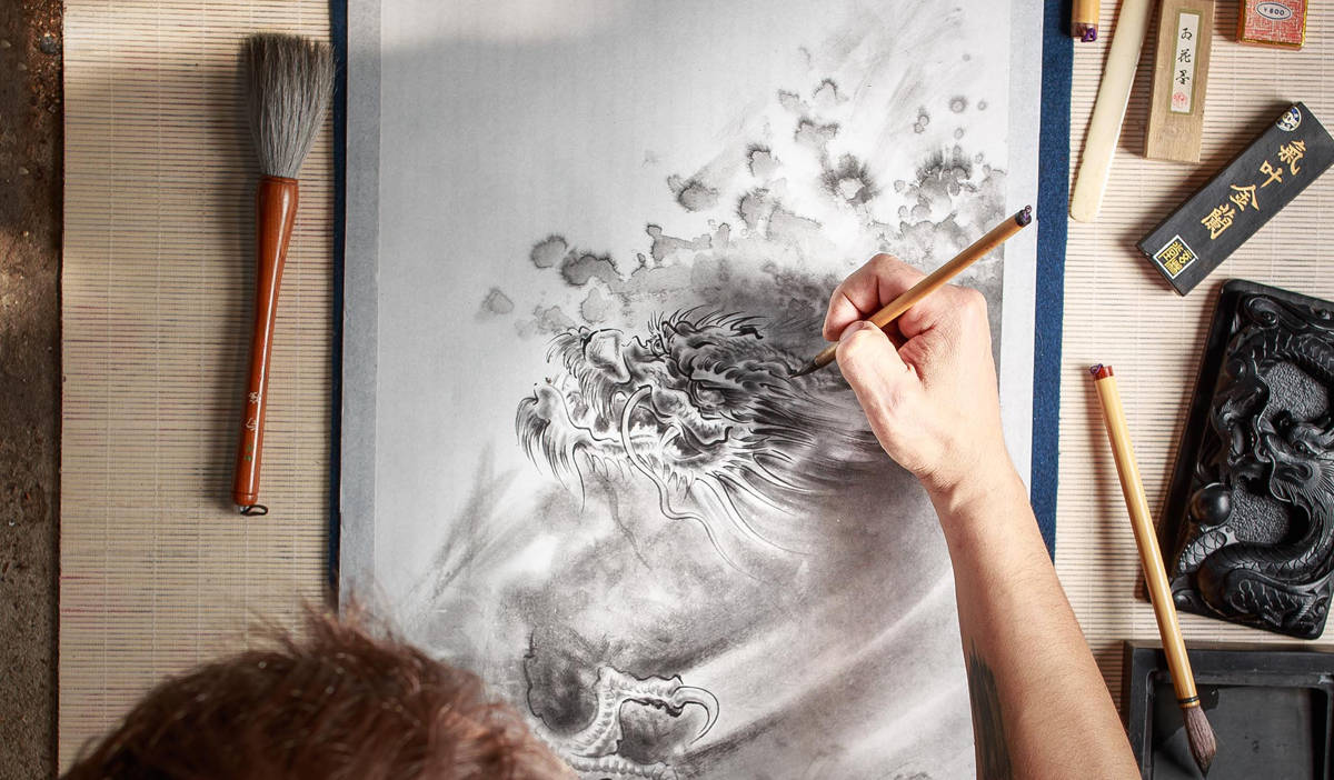 Sumi-e Mariusz Szmerdt