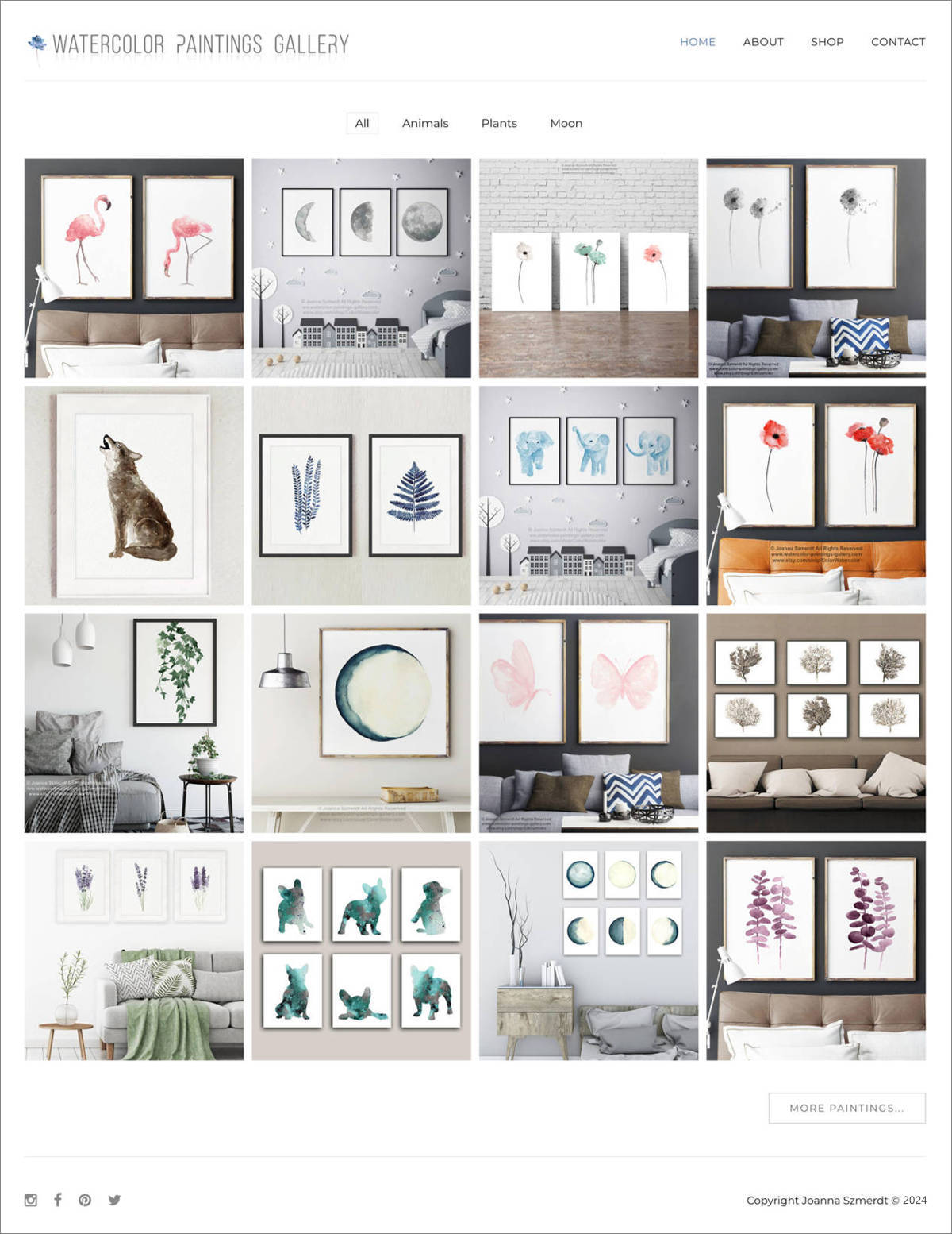 Watercolor Paintings Gallery