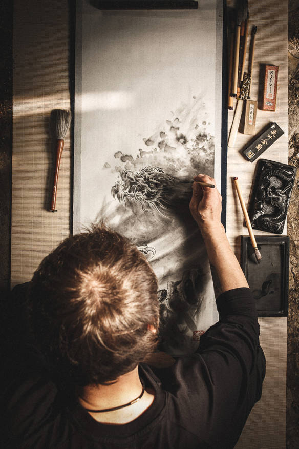 Sumi-e Mariusz Szmerdt