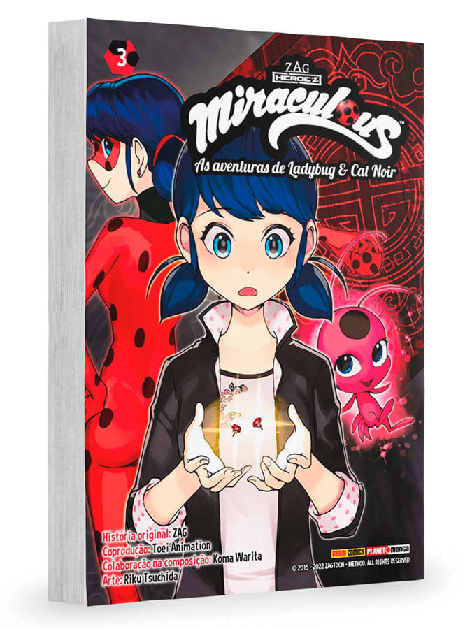 Capa do Miraculous: Ladybug E Cat Noir - Vol. 3