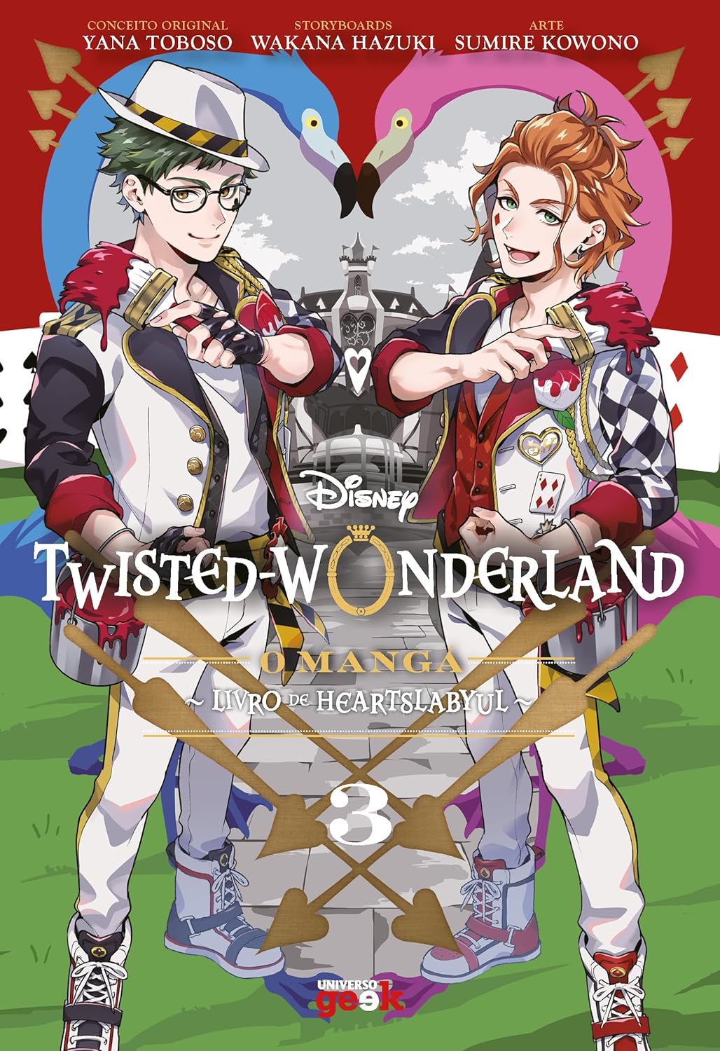 Capa do Twisted-wonderland: O Mangá - Livro De Heartslabyul - Vol. 3