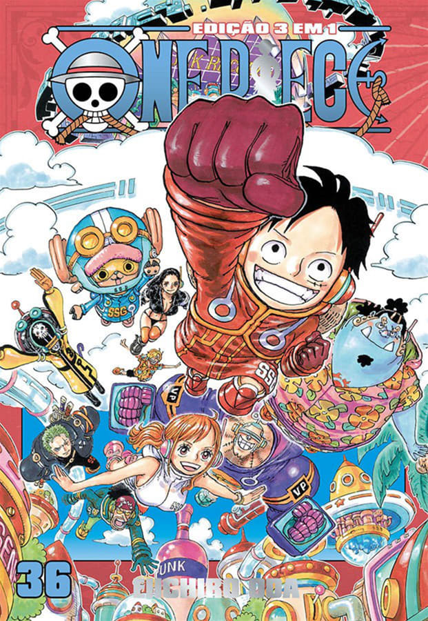 One Piece 3 Em 1 - Vol. 36