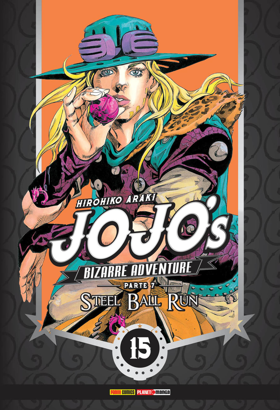 Capa do Jojo's Bizarre Adventure - Parte 7 - Steel Ball Run - Vol. 15