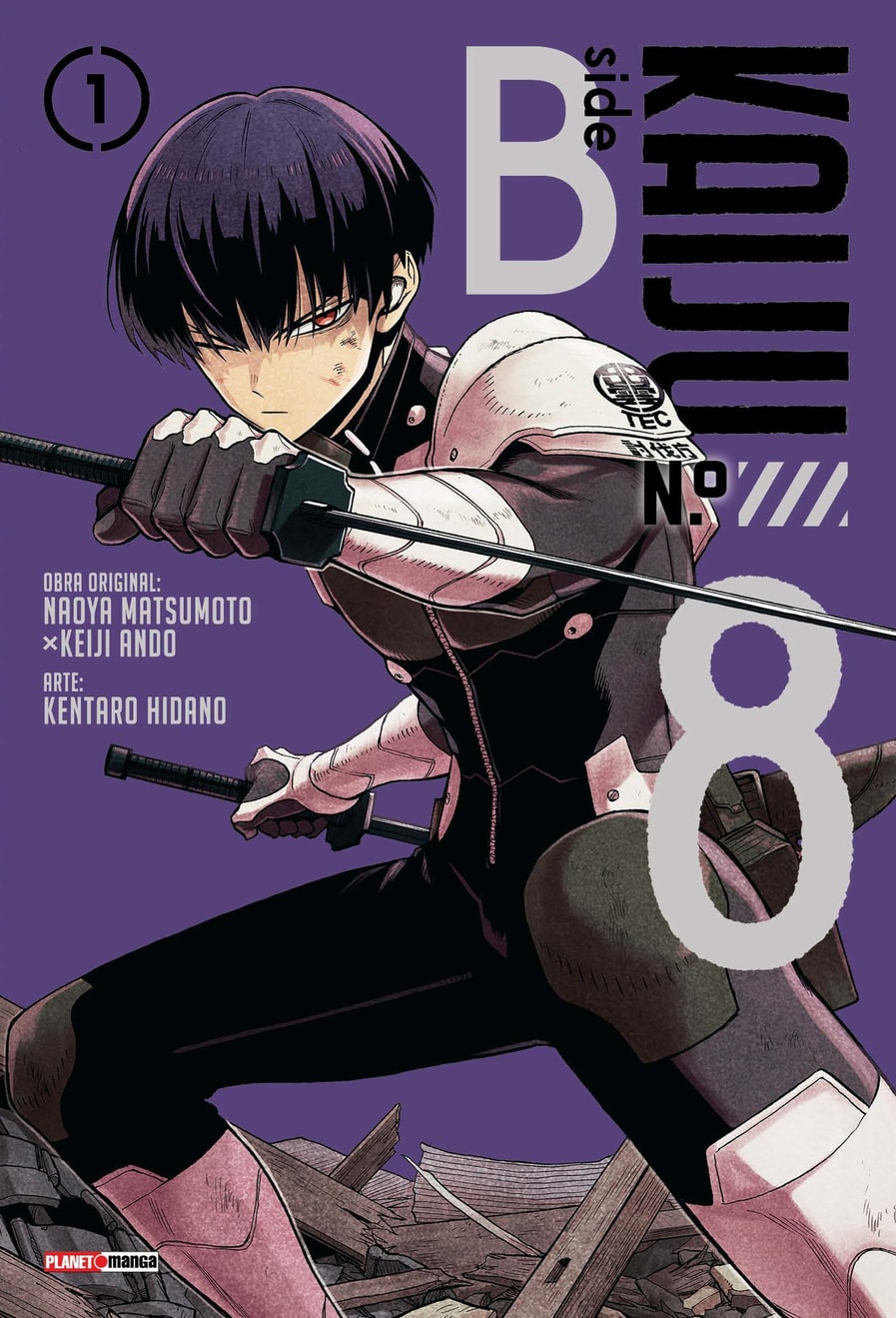 Capa do Kaiju N.° 8 B-Side - Vol. 1