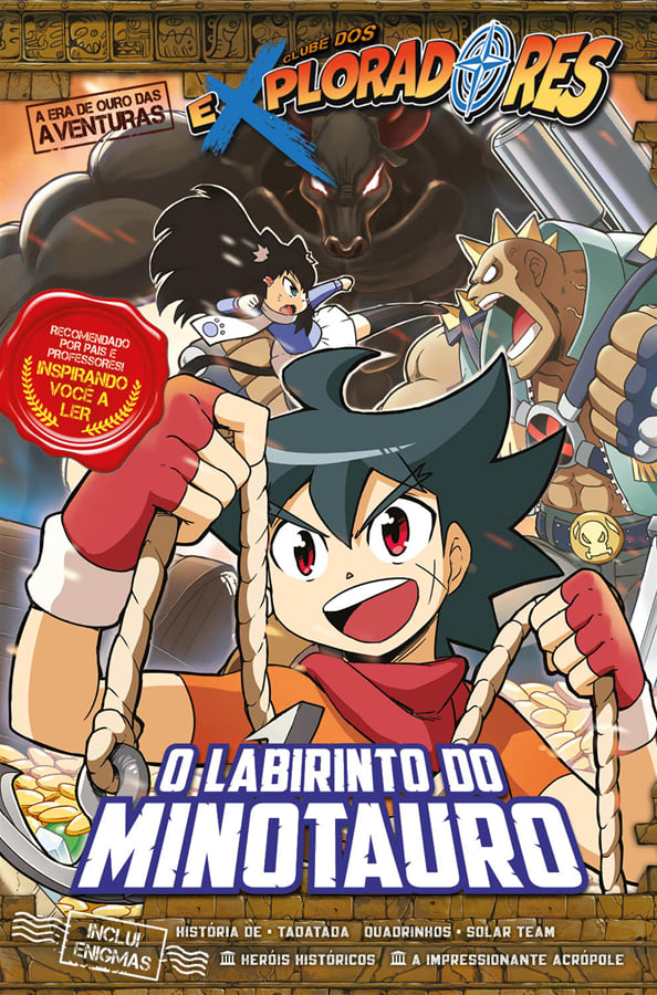 Capa do Clube Dos Exploradores: O Labirinto Do Minotauro - Vol. Único