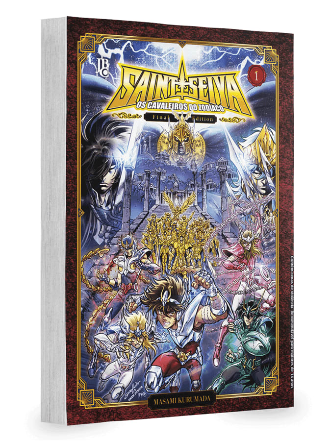 Capa do Cavaleiros Do Zodiaco Saint Seiya Final Edition (sobrecapa Variante) - Vol. 1