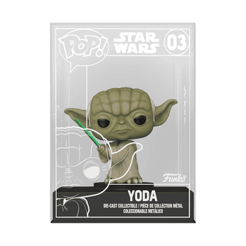 Imagem do Pop! Die-Cast Yoda with Lightsaber 3 4
