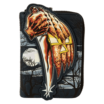 Imagem do Halloween Michael Myers Jack-O'-Lantern Glow Zip Around Wallet 0 4