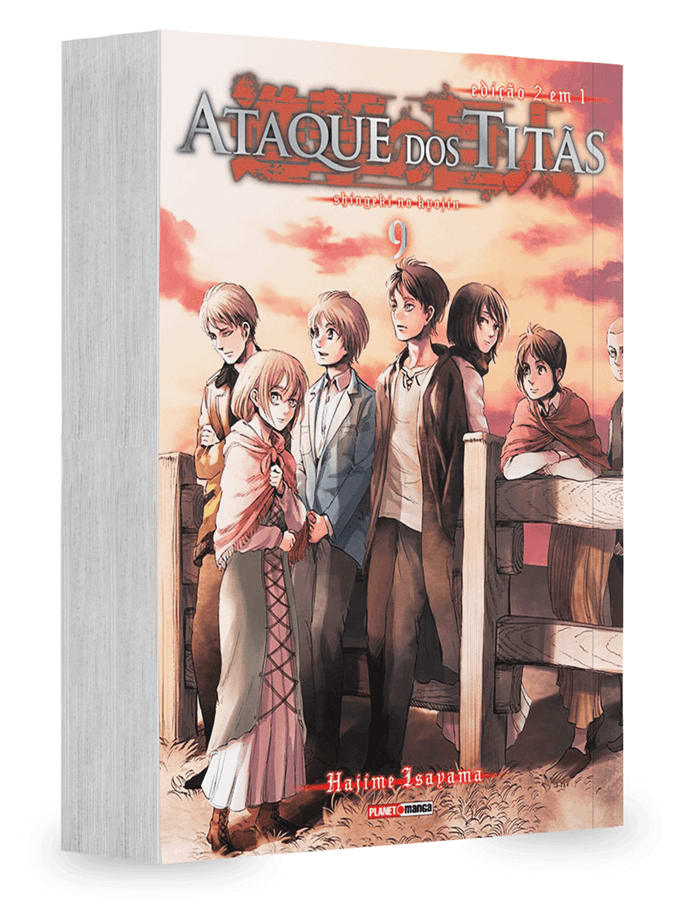 Capa do Ataque Dos Titãs (2 Em 1) - Vol. 9