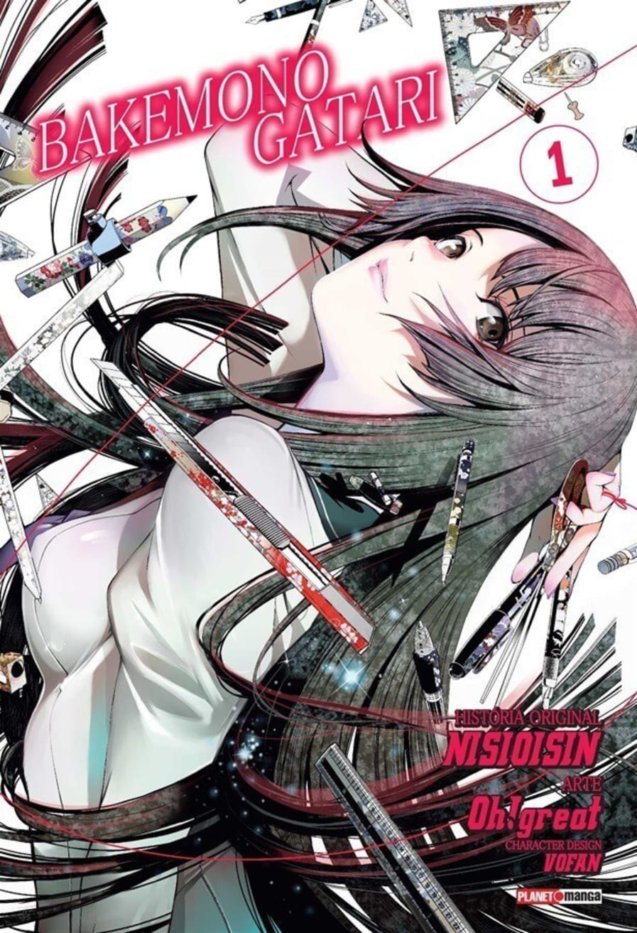 Capa do Bakemonogatari - Vol. 1