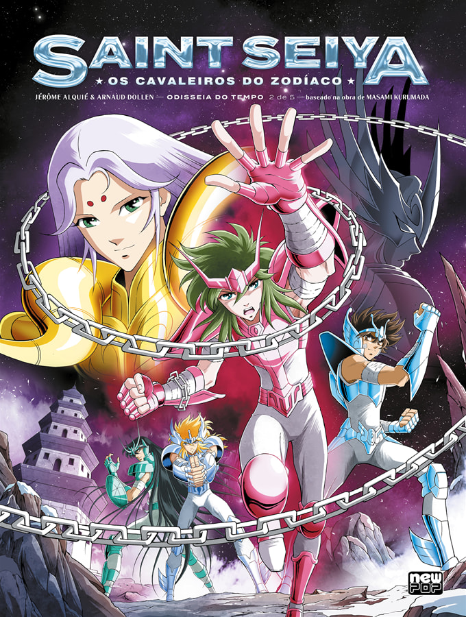 Capa do Saint Seiya (os Cavaleiros Do Zodíaco) - Odisseia Do Tempo: - Vol. 2