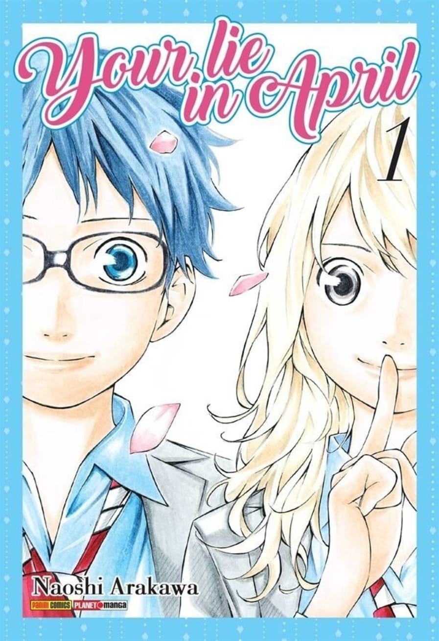 Capa do Your lie in april - Vol. 1