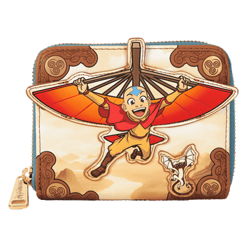 Imagem do Avatar: The Last Airbender Aang Glider Staff Zip Around Wallet 0 4