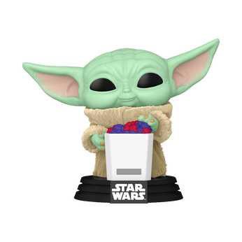 Pop! Grogu with Snack (Flocked) 825 4