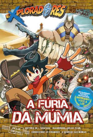 Capa do Clube Dos Exploradores – A Fúria Da Múmia - Vol. Único
