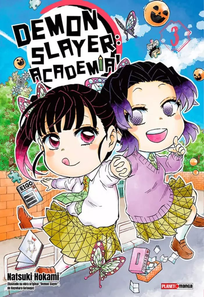 Capa do Demon Slayer: Academia - Vol. 3