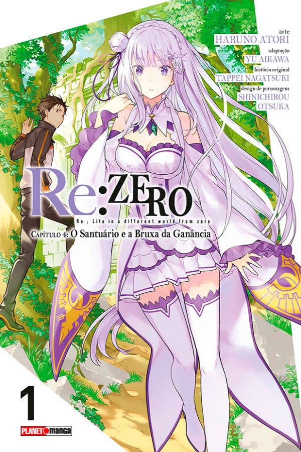 Capa do Re: Zero Capítulo 4: O Santuário E A Bruxa Da Ganância - Vol. 1