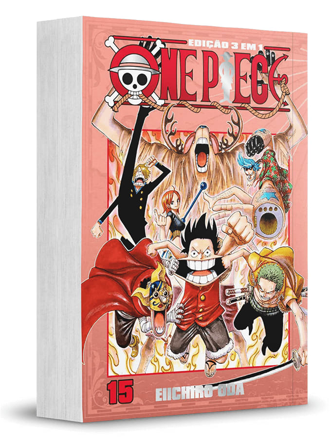 Capa do One Piece 3 Em 1 - Vol. 15